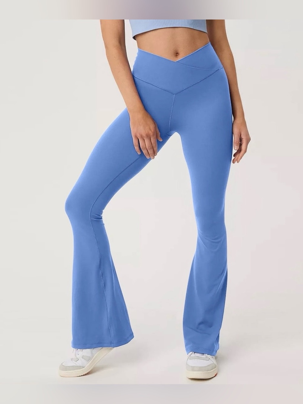 Women’s OFFLINE By Aerie Real Me HighWaisted Crossover Flare Legging Size Small